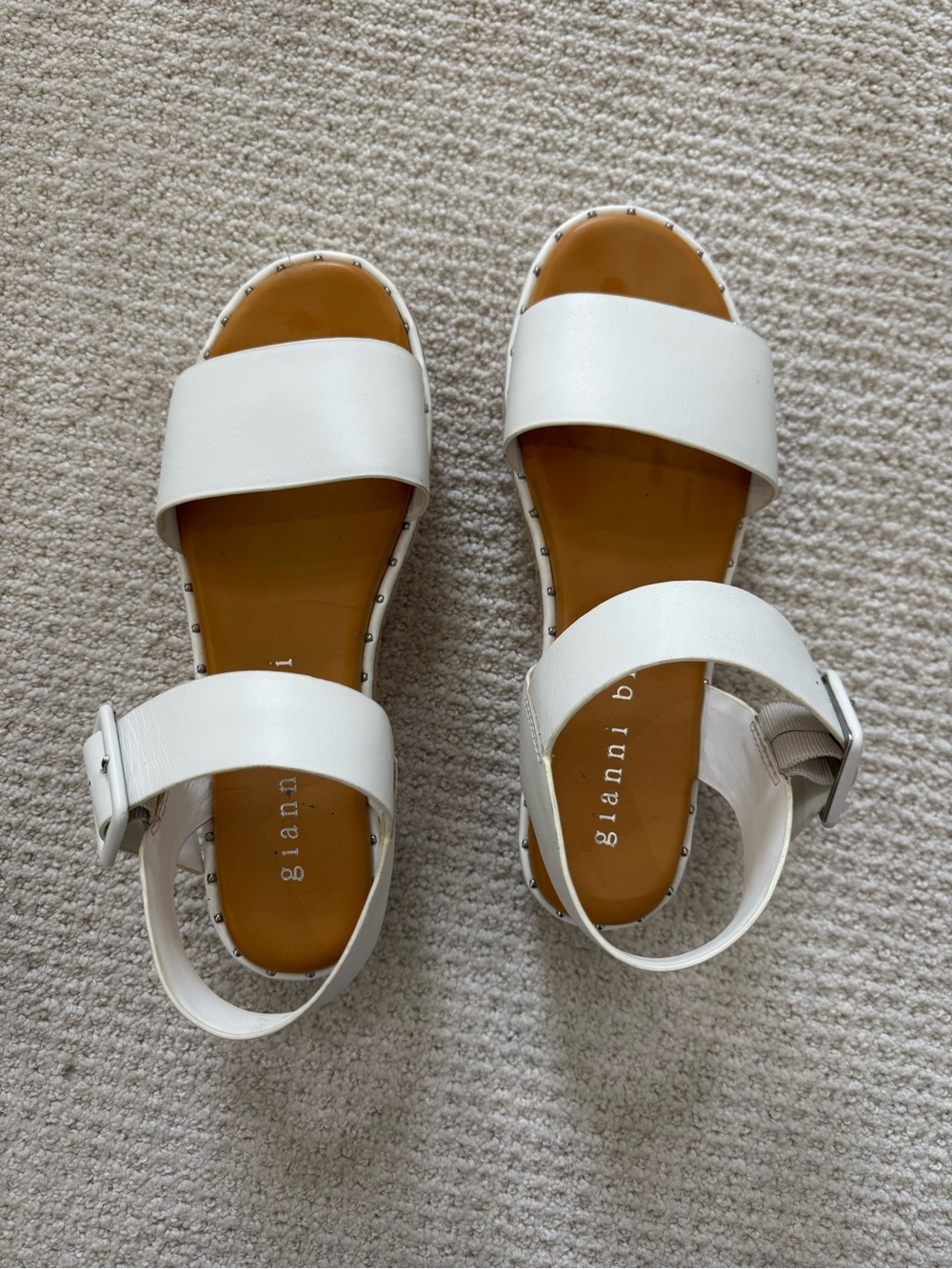 Gianni Bini Keegan Buckle Detail Espadrille Platform Sandals